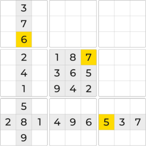 Sudoku Academy Last Free Cell technique 2